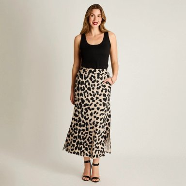 FALDA MIDI ANIMAL PRINT ARENA - 4