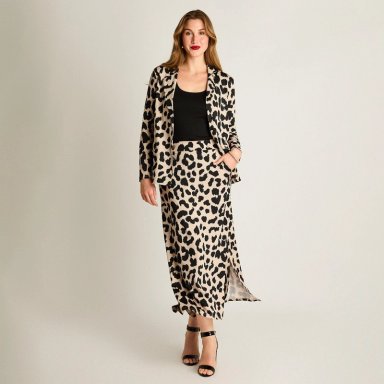 FALDA MIDI ANIMAL PRINT ARENA - 5