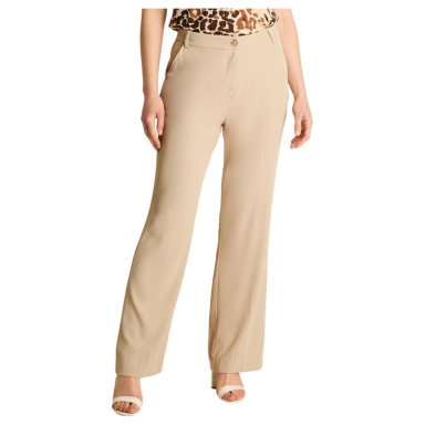 PANTALON FORMAL PALAZZO BEIGE - 1