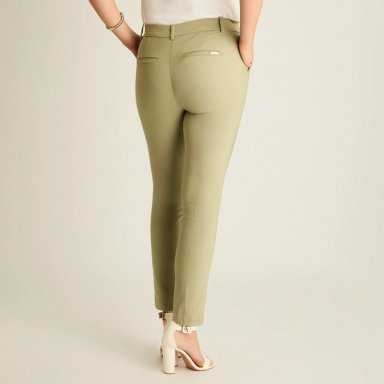 PANTALON SLIM FIT VERDE - 2