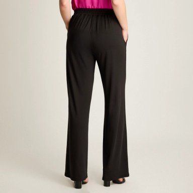 PANTALON PALAZZO CASUAL NEGRO - 2
