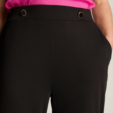 PANTALON PALAZZO CASUAL NEGRO - 3