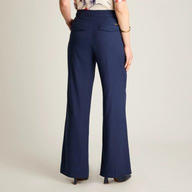 PANTALON FORMAL PALAZZO AZUL - 2
