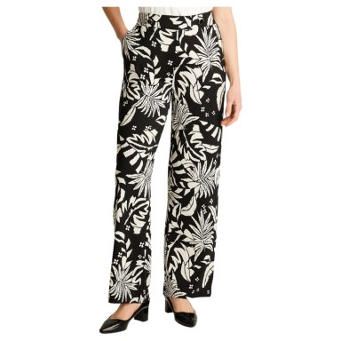 PANTALON PALAZZO CASUAL CRUDO ESTAMPADO - 1