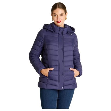 PARKA CORTA CON GORRO DESMONTABLE DISEÑO QUILTED - 1