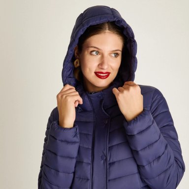 PARKA CORTA CON GORRO DESMONTABLE DISEÑO QUILTED - 3