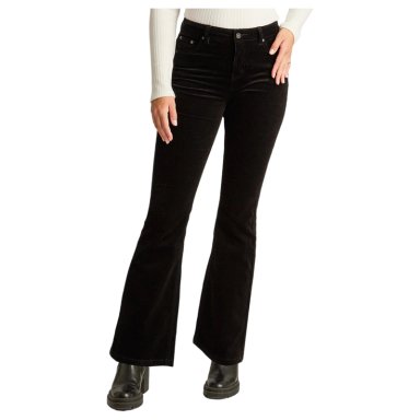 PANTALON NEGRO COTELE  CORTE FLARE - 1