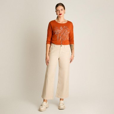 JEANS WIDE LEG CRUDO - 4