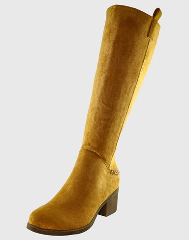 BOTAS MUJER DANICOLLE CAMEL SGAMUZA COSTUBACK - 1