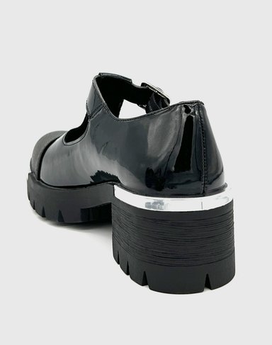 ZAPATO PARA MUJER CON TACO BAJO MARY JANE NEGRO - 5