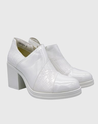 BOTIN PARA MUJER CHAROL CON TACO BLANCO - 3