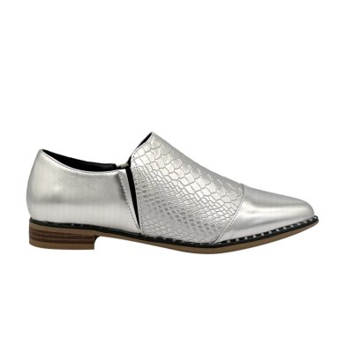 ZAPATO PARA MUJER CROCO PLATEADO DANICOLLE - 1