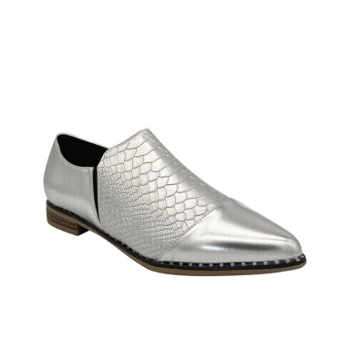 ZAPATO PARA MUJER CROCO PLATEADO DANICOLLE - 2