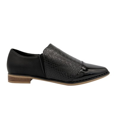 ZAPATO PARA MUJER CROCO NEGRO DANICOLLE - 1