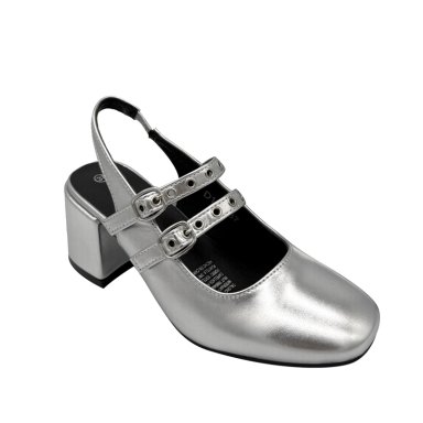 ZAPATO PARA MUJER CON CORREAS PLATEADO DANICOLLE - 3