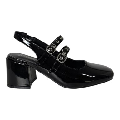 ZAPATO PARA MUJER CON CORREAS NEGRO DANICOLLE - 1