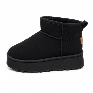 BOTIN PARA MUJER AFELPADO NEGRO DANICOLLE - 1