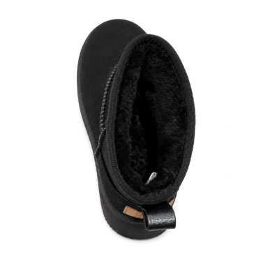 BOTIN PARA MUJER AFELPADO NEGRO DANICOLLE - 3