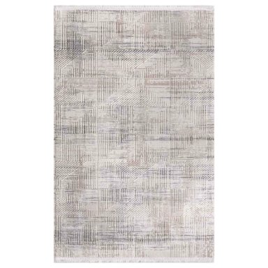 ALFOMBRA TURCA VAIVIEN TORNADO BEIGE Y GRIS RECTANGULAR DE POLIE STER 160 X 230 CM - 2