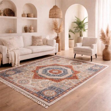ALFOMBRA TURCA ANTIQ MIX DE COLORES RECTANGULAR POLIE STER 160 X 230 CM - 1