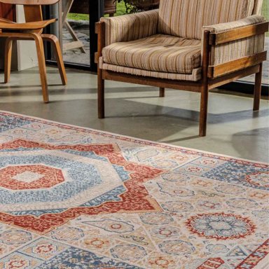 ALFOMBRA TURCA ANTIQ MIX DE COLORES RECTANGULAR POLIE STER 160 X 230 CM - 4