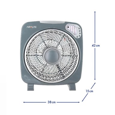 VENTILADOR 12 AIROLITE V12A5R CONTROL REMOTO 360° GRIS - 3