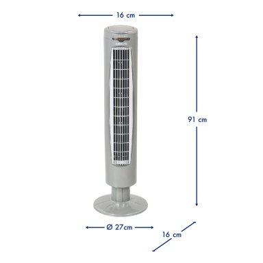 VENTILADOR AIROLITE 50 WATTS TORRE VT04R C/CONTROL REMOTO - 4