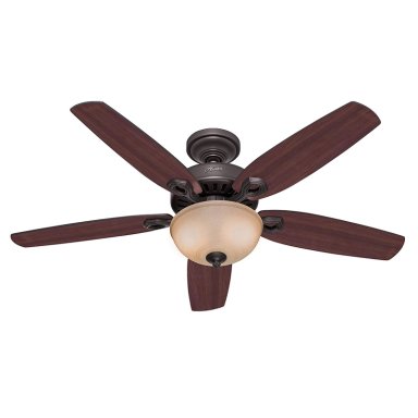 VENTILADOR DE TECHO HUNTER BUILDER’S DELUXE 52 CON LUZ - 1