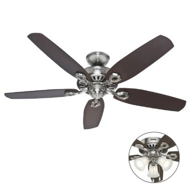 VENTILADOR DE TECHO HUNTER 104 WATTS 52' MOD. BUILDER'S PLUS - 1