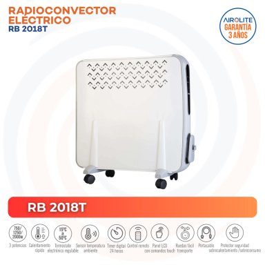 RADIOCONVECTOR ELECTRICO RB2018T - 3