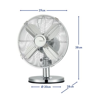VENTILADOR SOBREMESA AIROLITE 30 WATTS V10SM METAL - 5