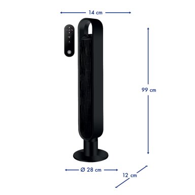 VENTILADOR TORRE VT08R WIFI C/CONTROL REMOTO - 3