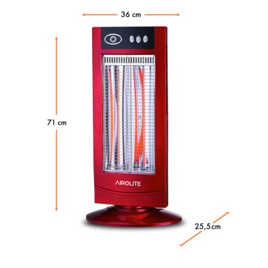 CALEFACTOR AIROLITE 900 W FIBRA CARBONO VERTICAL HC - 5