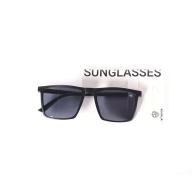 LENTES DE SOL CUADRADO NEGRO UV400 - 2