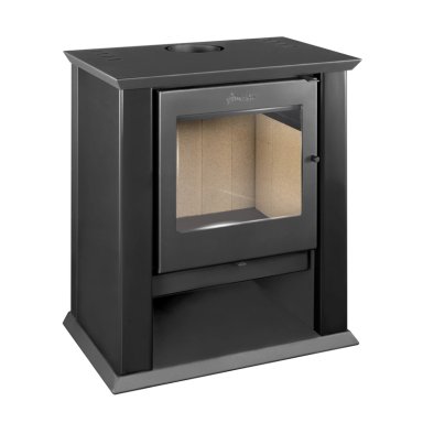 CALEFACTOR A LEÑA AMESTI CLASSIC 500 NEGRO SATINADO - 4