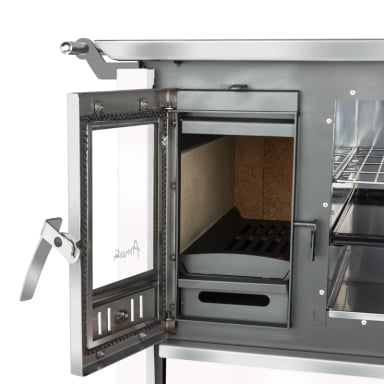 COCINA A LEÑA AMESTI ALLEGRA COMBUSTION LENTA BLANCA - 2
