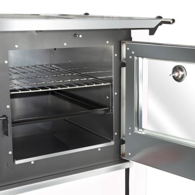 COCINA A LEÑA AMESTI ALLEGRA COMBUSTION LENTA BLANCA - 3