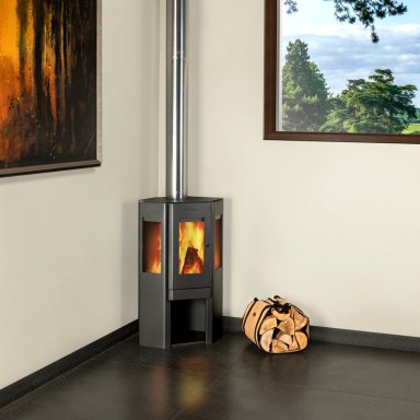 CALEFACTOR A LEÑA AMESTI CORNER 650 - 4