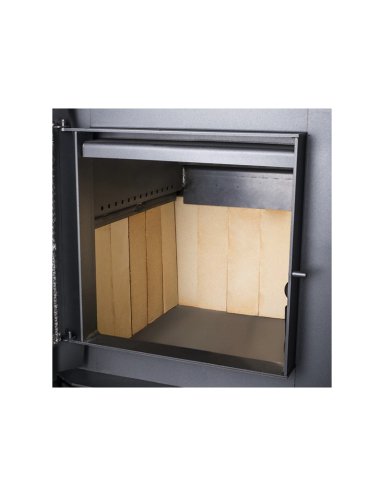 ESTUFA A LEÑA NORDIC 450 + KIT INSTALACION 6' - 4