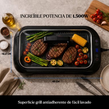 PARRILLA ELÉCTRICA SMOKELESS GRILL MASTER EASYWAYS - 6