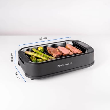 PARRILLA ELÉCTRICA SMOKELESS GRILL MASTER EASYWAYS - 9