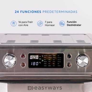 Freidora de Aire Horno Air Fryer Gourmet Pro 20 L EasyWays - 4