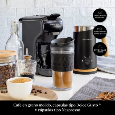 CAFETERA MILANO COFFEE 3 EN 1 GRIS EASYWAYS - 4