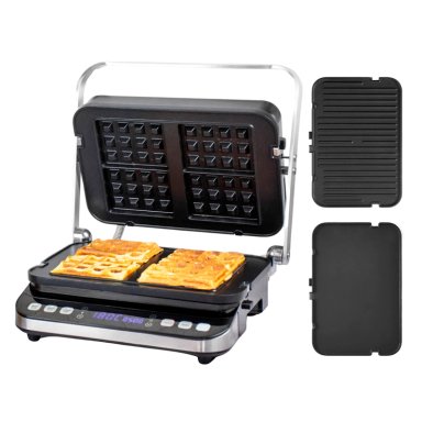 PLANCHA - PARRILLA, WAFFLES, SANDWICH , PANINI LET'S GRILL 3 EN 1 EASYWAYS - 1