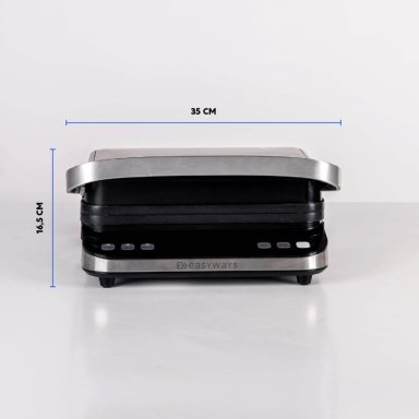 PLANCHA - PARRILLA, WAFFLES, SANDWICH , PANINI LET'S GRILL 3 EN 1 EASYWAYS - 11