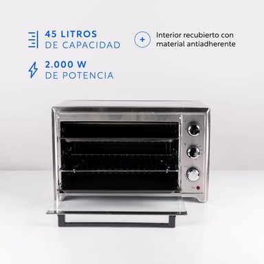 HORNO ELÉCTRICO OVEN MASTER 45 L + CONVECCIÓN Y SPIEDO - 4