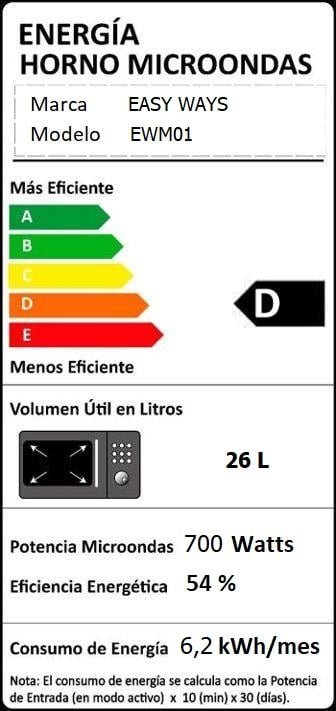 MICROONDAS 25 LITROS MAXPOWER EASYWAYS - 3