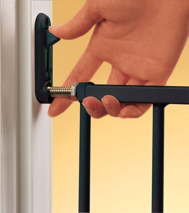 PUERTA DE SEGURIDAD PARA ESCALERA - KIDCO - NEGRO - 3