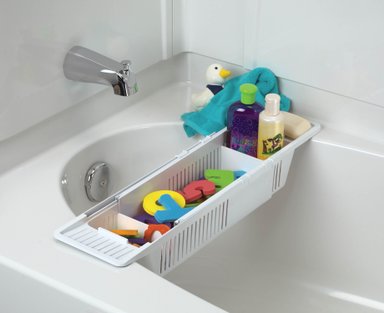 CANASTA DE ALMACENAMIENTO PARA BAÑO - KIDCO - BLANCO - 3