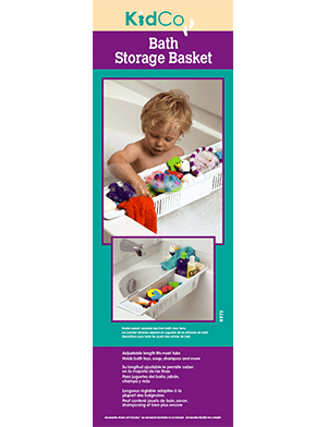 CANASTA DE ALMACENAMIENTO PARA BAÑO - KIDCO - BLANCO - 5